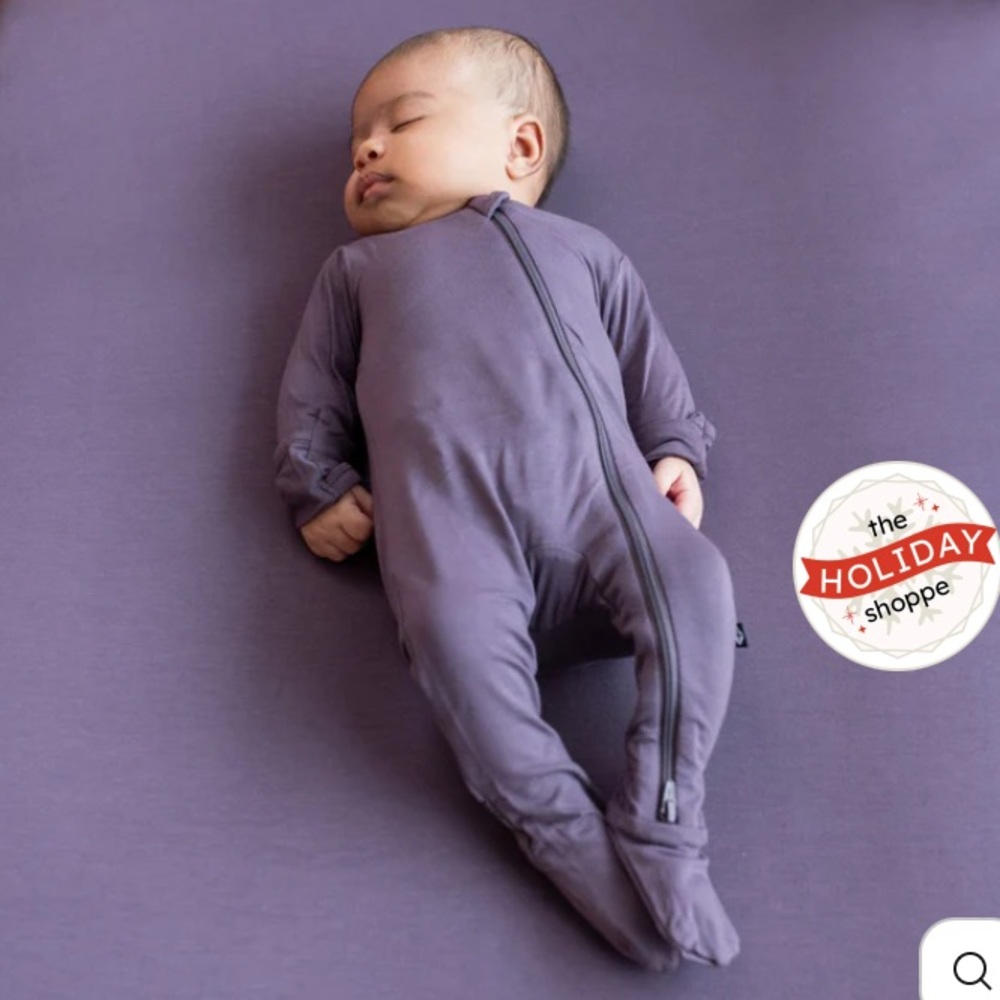 Kids-Baby Kyte Baby Gray Onesie- (0-3) Months
